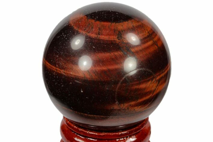 Polished Red Tiger's Eye Sphere - South Africa #116096